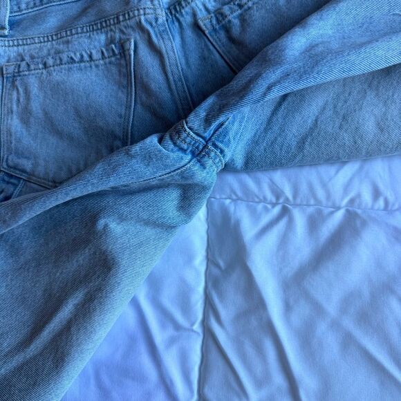 RSQ Light Blue DenimCarpenter Shorts, 26 - Picture 8 of 9